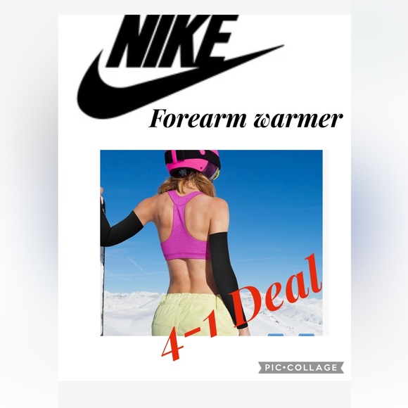 Nike Accessories - 4-1 Deal Nike forearm black shiver warmer